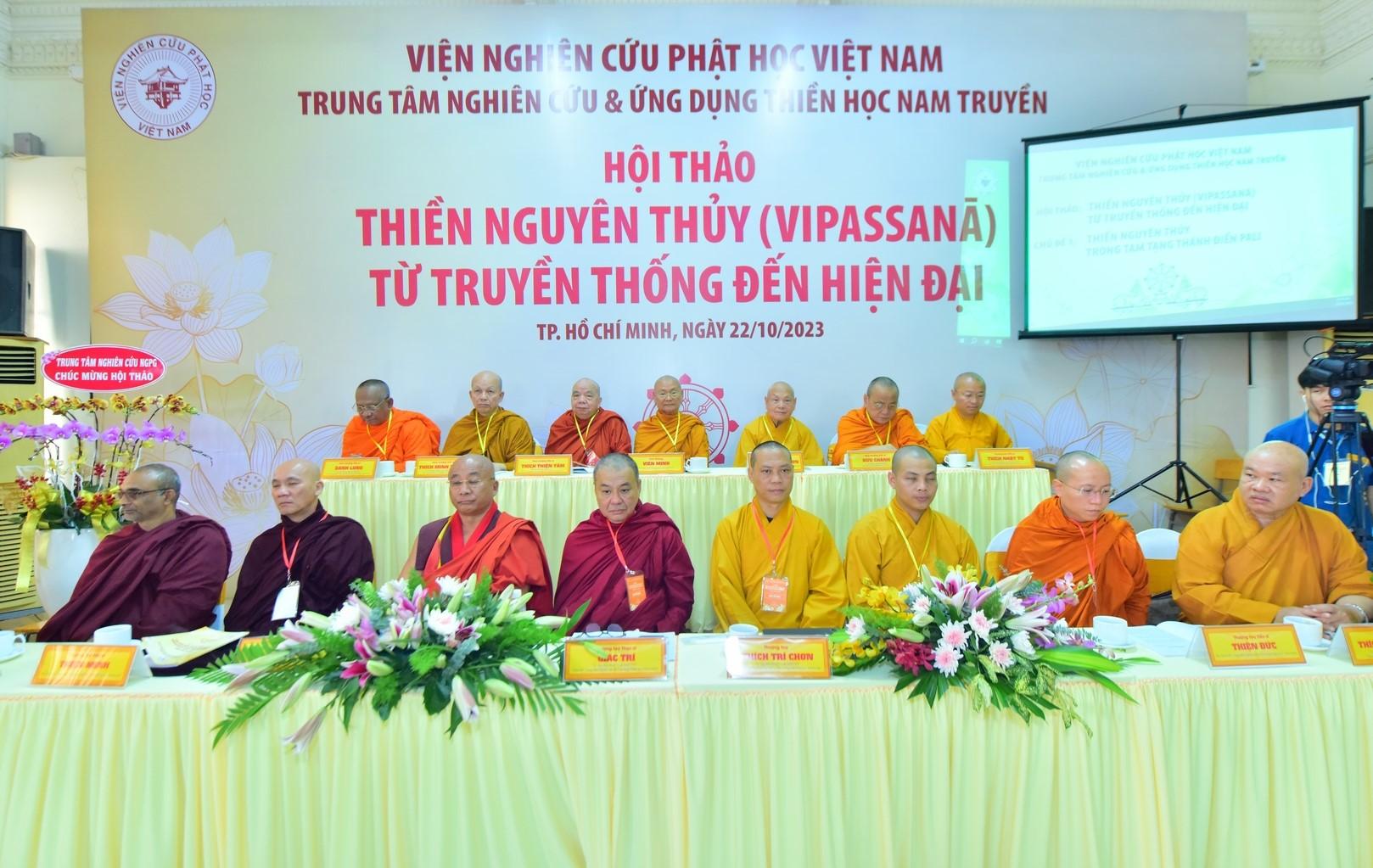 Hội thảo "Thiền Nguyên thủy từ truyền thống đến hiện đại"