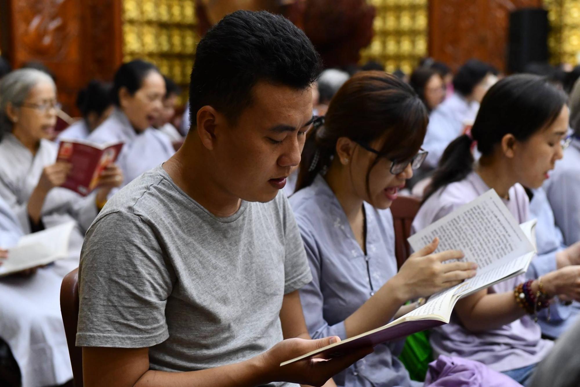 Chùa Giác Ngộ: Hơn 1500 Phật tử tham dự khóa tu Ngày An Lạc - Tuổi Trẻ Hướng Phật đầu năm Kỷ Hợi